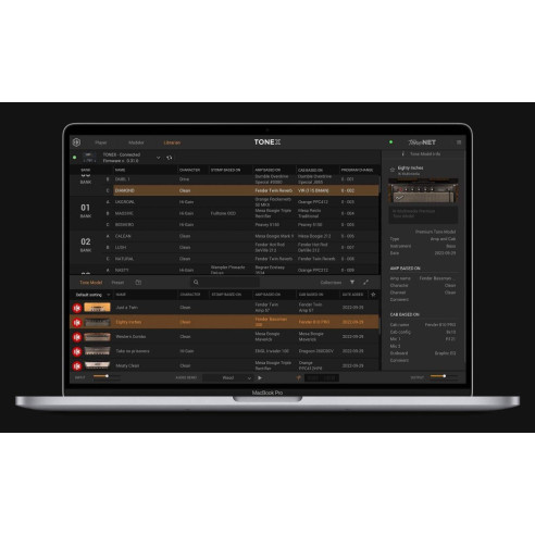 IK Multimedia PEDAL TONE X Pedal Stompbox de amplificación y distorsión