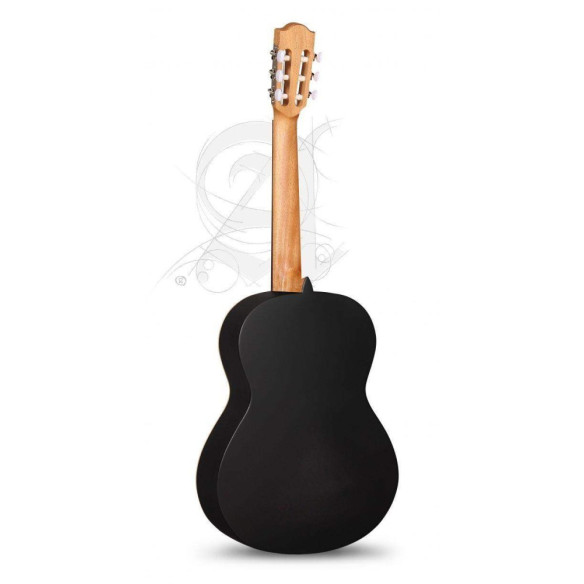 Alhambra 1C BLACK SATIN Guitarra Clásica negra con funda