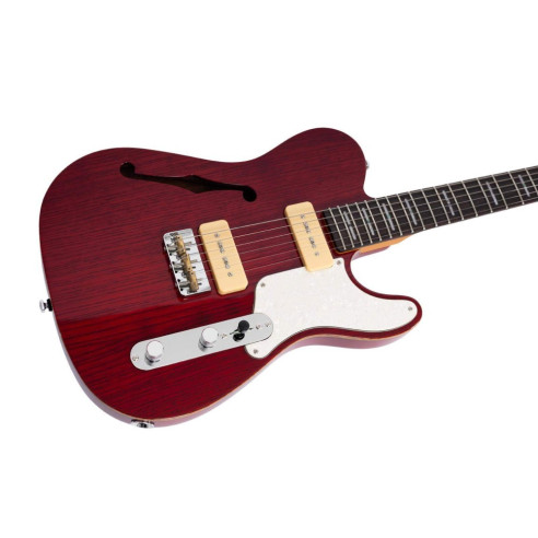 Sire LARRY CARLTON T7TM SEE THROUGH RED Guitarra Eléctrica