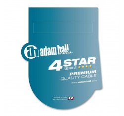 Cable de Instrumento Adam Hall de Jack 6,3 mm mono a Jack 6,3 mm mono 4,5 m de longitud, calidad 4 estrellas 2