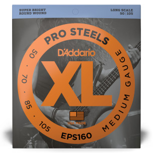 D' Addario EPBB170 EPS160 PRO STEELS Juego Cuerdas Bajo Eléctrico 50-105 2