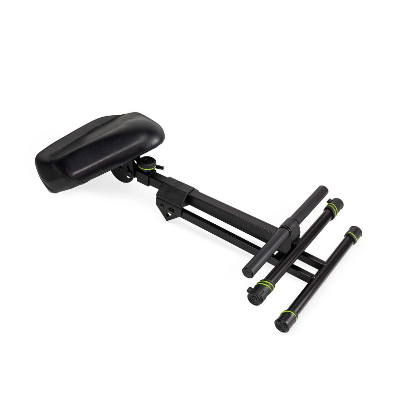 Sillín Gravity FM SEAT 1 con asiento ergonómico y reposapiés con altura ajustable. Opcional respaldo GFMBR1.