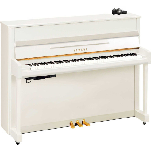 Yamaha B2E SC3 PWH Piano Acústico Silent Blanco Pulido.