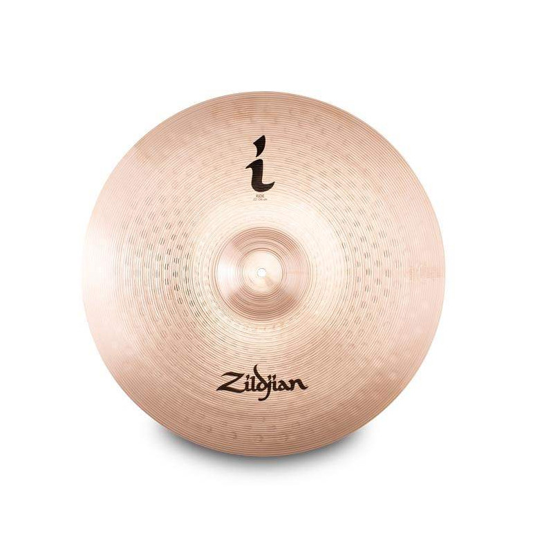 Plato Ride de 22" Zidjian I Family, un plato con tonos brillantes y gran definición. Gran volumen y proyección.