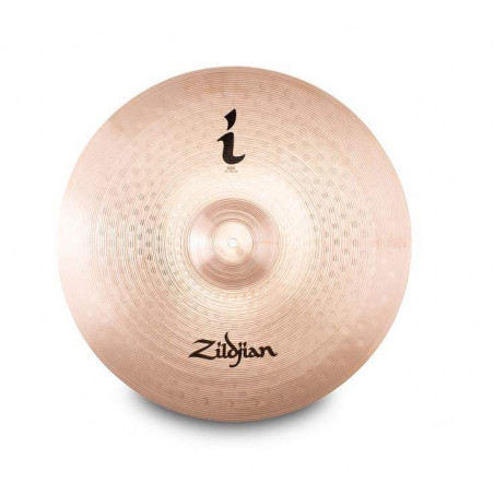 Plato Ride de 22" Zidjian I Family, un plato con tonos brillantes y gran definición. Gran volumen y proyección.