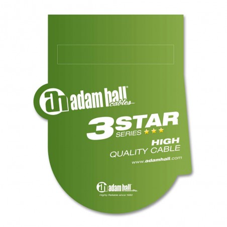 Cable de Instrumento Adam Hall de Jack 6,3 mm mono a Jack 6,3 mm mono acodado 15 cm de distancia, calidad 3 estrellas. Cable de Instrumento Adam Hall de Jack 6,3 mm mono a Jack 6,3 mm mono acodado 15 cm de distancia, calidad 3 estrellas.