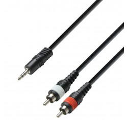 Cable Minijack estéreo - 2x RCA 1m...
                                