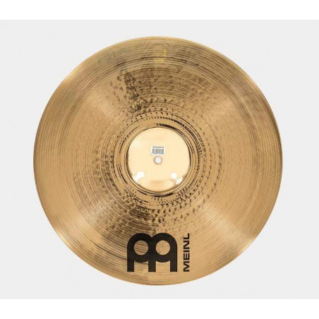 Plato Medium Thin Ride de 20" Meinl Pure Alloy Custom, abarca un amplio rango dinámico y un espectro tonal completo.