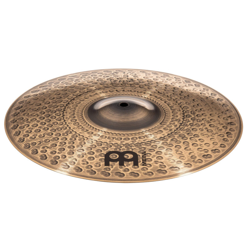 Hihat Medium Thin de 14" Meinl Pure Alloy Custom,  abarca un amplio rango dinámico y un espectro tonal completo.