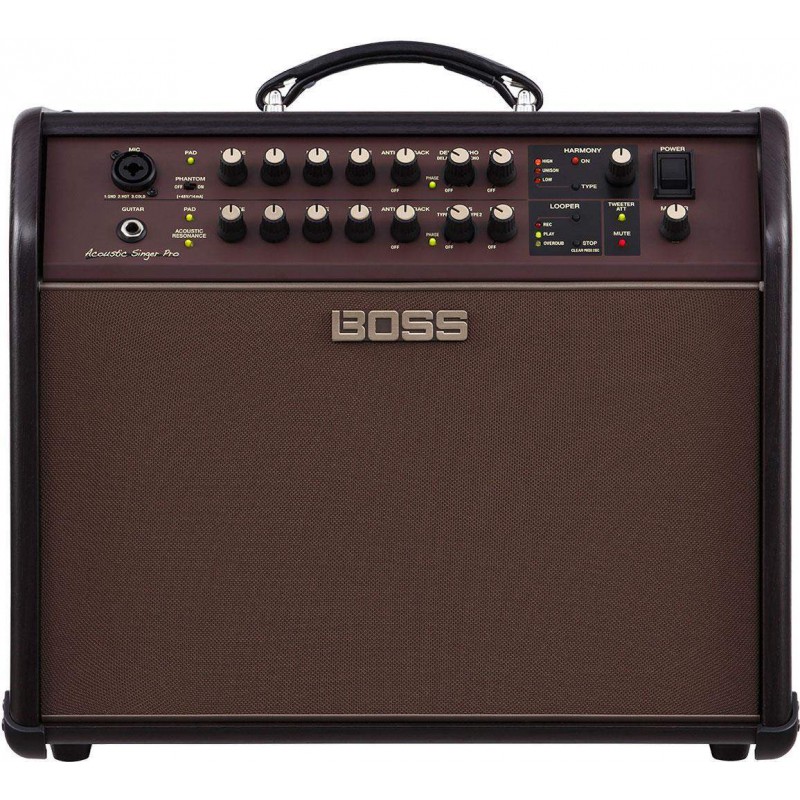comprar Amplificador de guitarra acústica Boss Acoustic Singer Pro ACS-PRO de 120 vatios, con 2 canales y efectos,