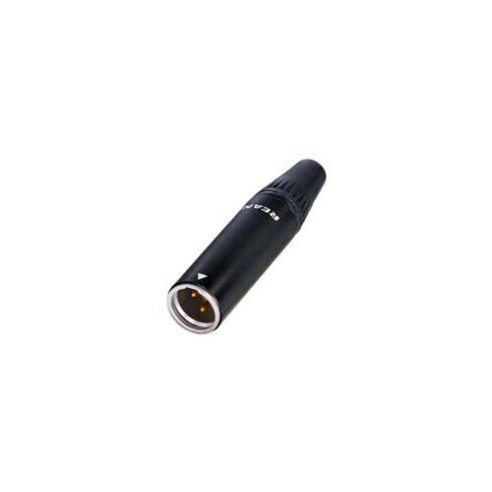 CONECTOR Tiny XLR 3P MACHO RT3MC-B-D (B100)