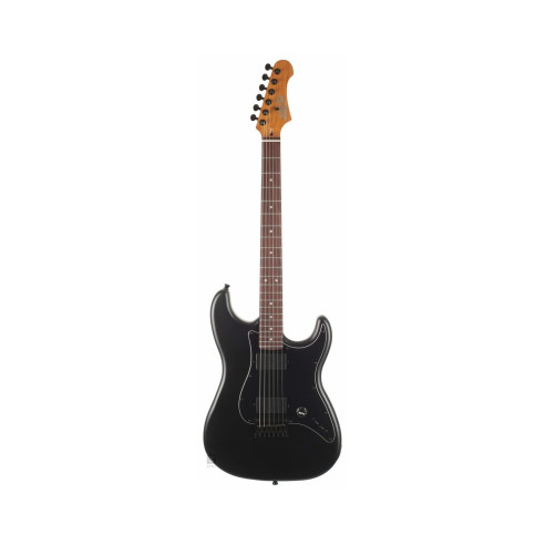 JS400-MBKR MATT BLACK Guitarra Eléctrica negra