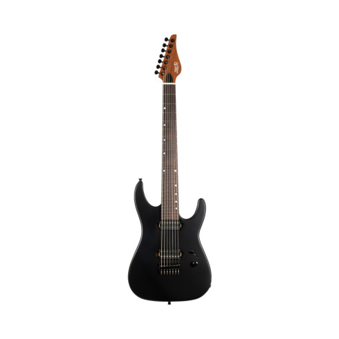 Guitarra Eléctrica 7 Cuerdas Jet JS507 Stygian Satin Black