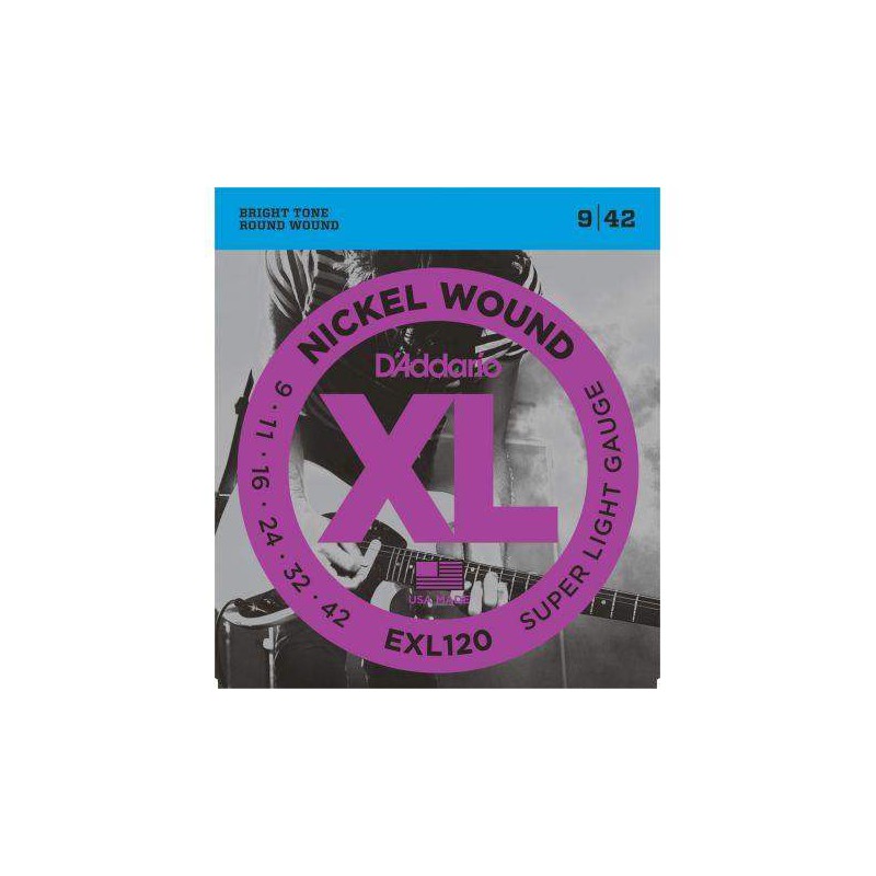 Compra Juego EXL120 XL Nickel Wound 9-42 online | MusicSales