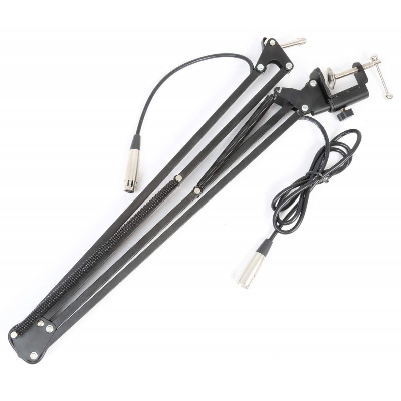 VONYX TS05 Soporte de mesa para micros de estudio con cable incorporado vonix