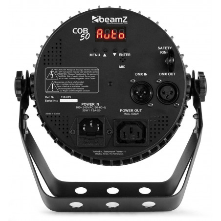 beamz COB50 foco spot con LED 50W apertura 60º RGBWA