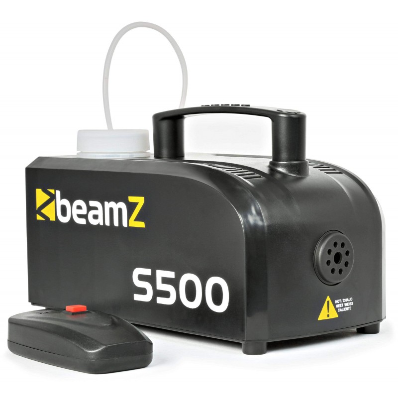 Maquina de Humo BeamZ .MS500 incluye mando a distancia y liquido.