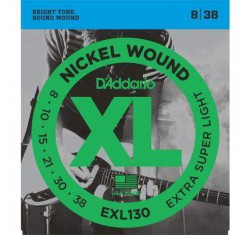 Juego EXL130 XL Nickel Wound 8-38