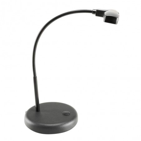 Lámpara para piano Adam Hall SLEDPL10B con 10 leds blancos, cuello de cisne Flexible y base pesada. Lámpara para piano Adam Hall SLEDPL10B con 10 leds blancos, cuello de cisne Flexible y base pesada.
