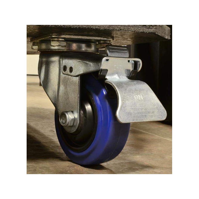 Caja de transporte sólida y con ruedas para cables y todos los acces