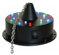 Beamz Motor para bolas de espejos con bateria con 18 LEDs,