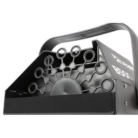 Máquina de burbujas pequeña BeamZ B500 de bajo consumo perfecta para fiestas familiares y pequeños eventos