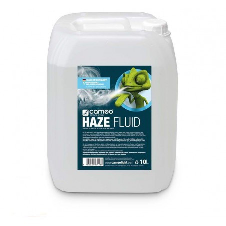 Líquido de neblina Cameo CLFHAZE10L Haze Fluid 10L de larga duración, sin aceite.