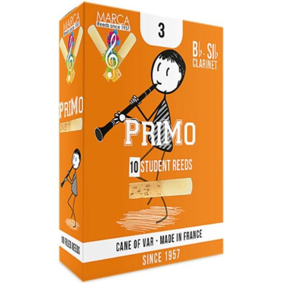 MARCA PRIMO Caja 10 Cañas Clarinete 3 MARCA PRIMO Caja 10 Cañas Clarinete 3