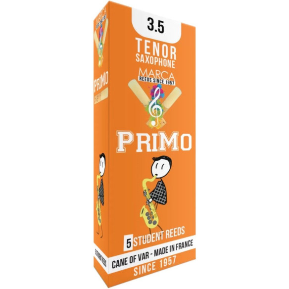 MARCA PRIMO Caja 5 Cañas Saxo Tenor 3½ MARCA PRIMO Caja 5 Cañas Saxo Tenor 3½