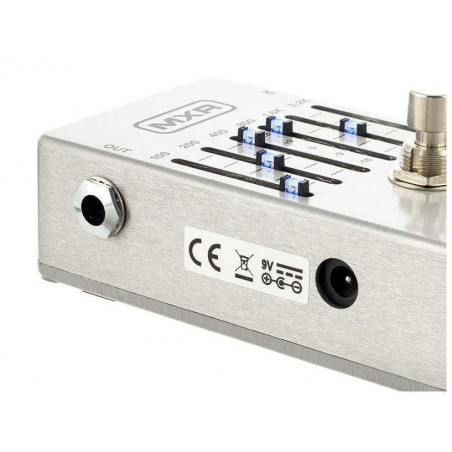 Pedal de EQ gráfico de 6 bandas para guitarra o bajo de manos de MXR EQ 6 BANDAS M109S