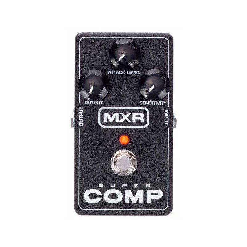 Pedal de compresión clásica con ajustes de ataque y sustain. Hecho en USA. MXR M132 SUPER COMP COMPRESOR