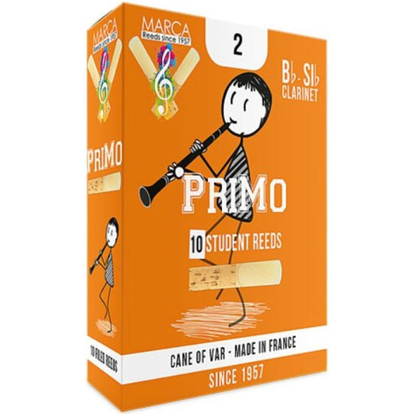 MARCA PRIMO Caja 10 Cañas Clarinete 2 MARCA PRIMO Caja 10 Cañas Clarinete 2