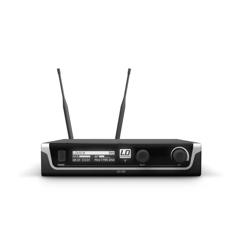 LD Systems U518 BPW Sistema inalámbrico con Petaca y Micrófono clip para Instrumentos de Viento - 1785 – 1800 MHz.
