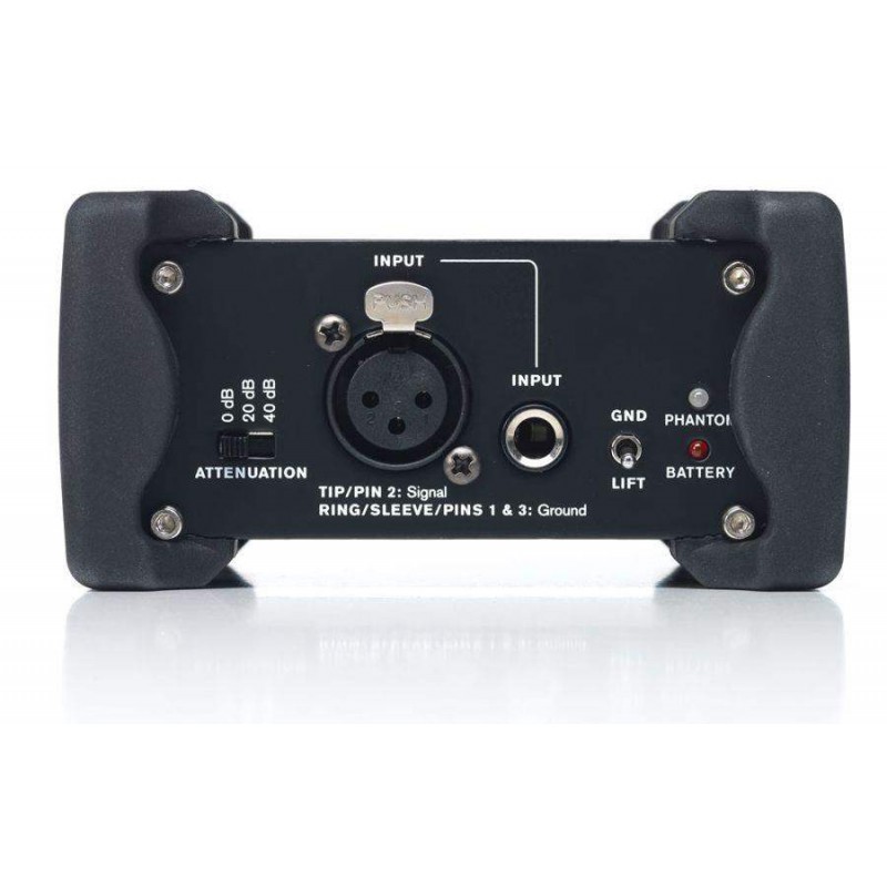 Caja de Inyección Directa Activa dBx Di1 de un canal compatible HARMAN Connected PA.