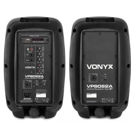 VONYX VPS082A equipo de sonido básico de pequeño formato 400 Watts,
