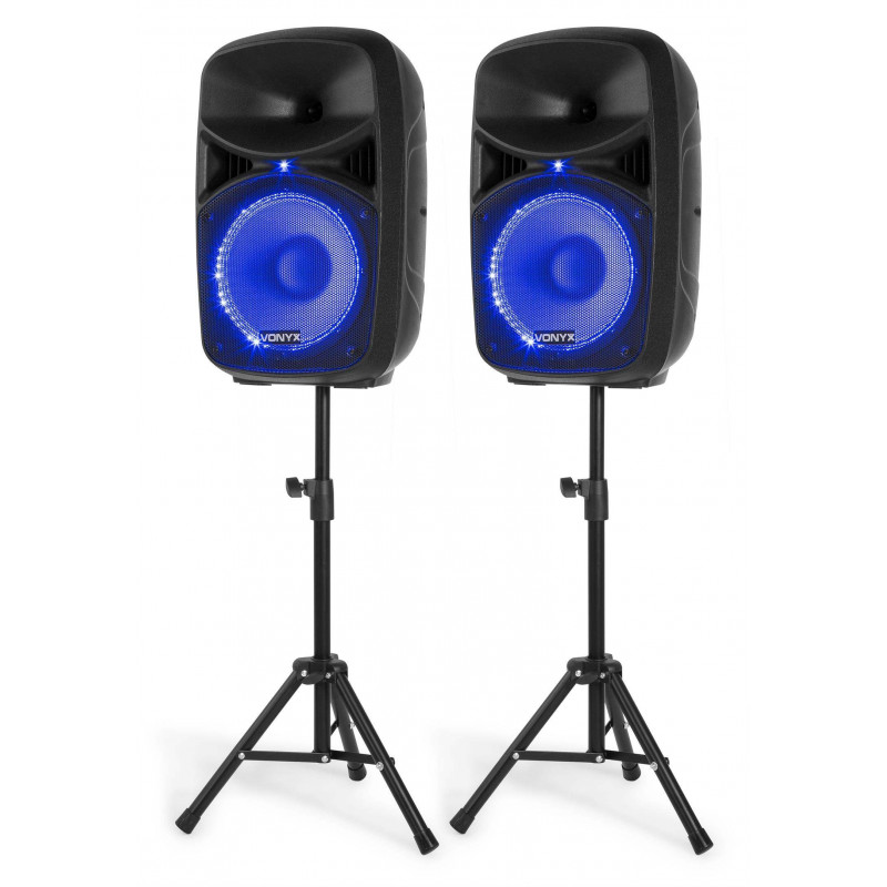 VONYX VPS102A Equipo de sonido completo 600 Watts, Bluetooth,USB
