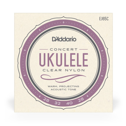 comprar Juego de cuerdas para Ukelele d'Addario EJ65C Pro-Arté Custom. Cuerdas extruidas para ukelele, concierto.