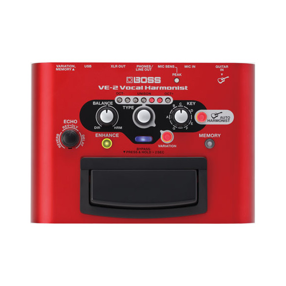 BOSS VE-2 Pedal Vocal Harmonist BOSS VE-2 Pedal Vocal Harmonist
