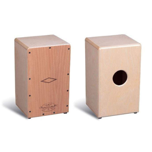 Cajon Flamenco Pepote Pepillo Infantil ( 2 a 5 años ) acabado Natural.