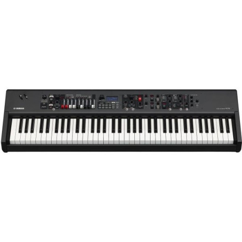 Yamaha YC73 Teclado Sintetizador escenario con tiradores