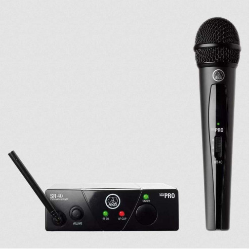 comprar micro de mano economico AKG, Sistema Inalámbrico con transmisor de Mano AKG WMS40 MINI VOCAL SET BAND ISM1.