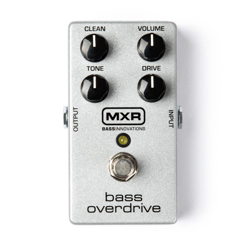 Pedal de efectos para Bajo Dunlop MXR Bass Overdrive M89, un pedal que ofrece una cálido overdrive tipo valvular.