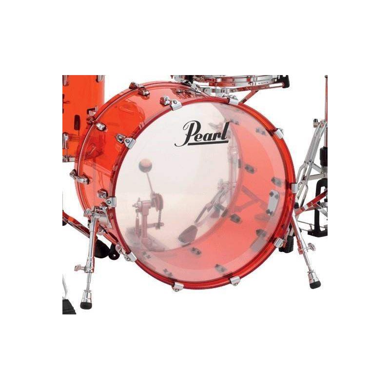 Set de Bateria Rock 22" de 4 piezas Pearl Crystal Beat CRB524FP en acabado Ruby Red. Herrajes y platos no incluidos.