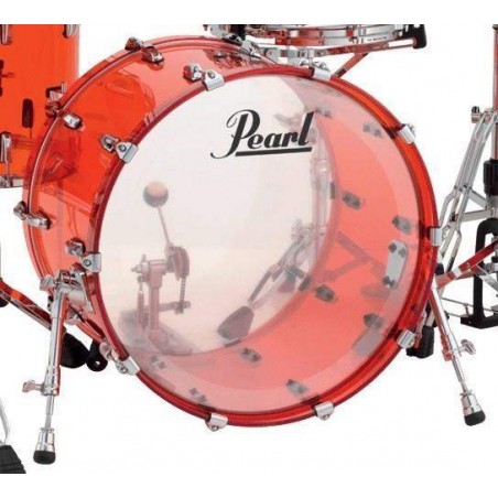 Set de Bateria Rock 22" de 4 piezas Pearl Crystal Beat CRB524FP en acabado Ruby Red. Herrajes y platos no incluidos.