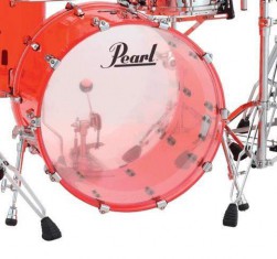 Set de Bateria Fusion 20" de 4 piezas Pearl Crystal Beat CRB504P en acabado Ruby Red. Herrajes y platos no incluidos. 2