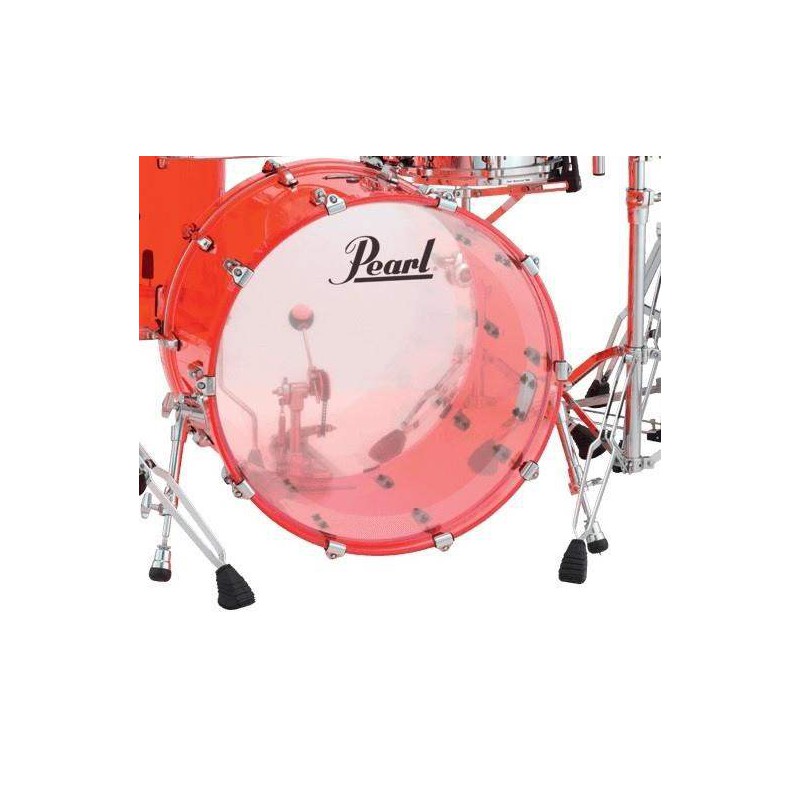 Set de Bateria Fusion 20" de 4 piezas Pearl Crystal Beat CRB504P en acabado Ruby Red. Herrajes y platos no incluidos.