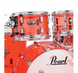 Set de Bateria Rock 22" de 4 piezas Pearl Crystal Beat CRB524P en acabado Ruby Red. Herrajes y platos no incluidos. 2
