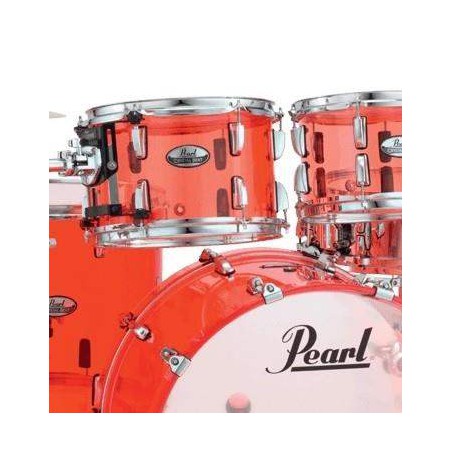 Set de Bateria Rock 22" de 4 piezas Pearl Crystal Beat CRB524P en acabado Ruby Red. Herrajes y platos no incluidos.