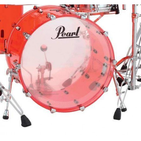 Set de Bateria Rock 22" de 4 piezas Pearl Crystal Beat CRB524P en acabado Ruby Red. Herrajes y platos no incluidos.