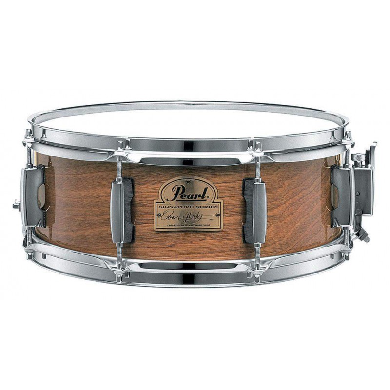 Caja de Bateria Pearl Signature Omar Hakim OH1350 de 13" x 5" de 6 capas de Caoba africana.